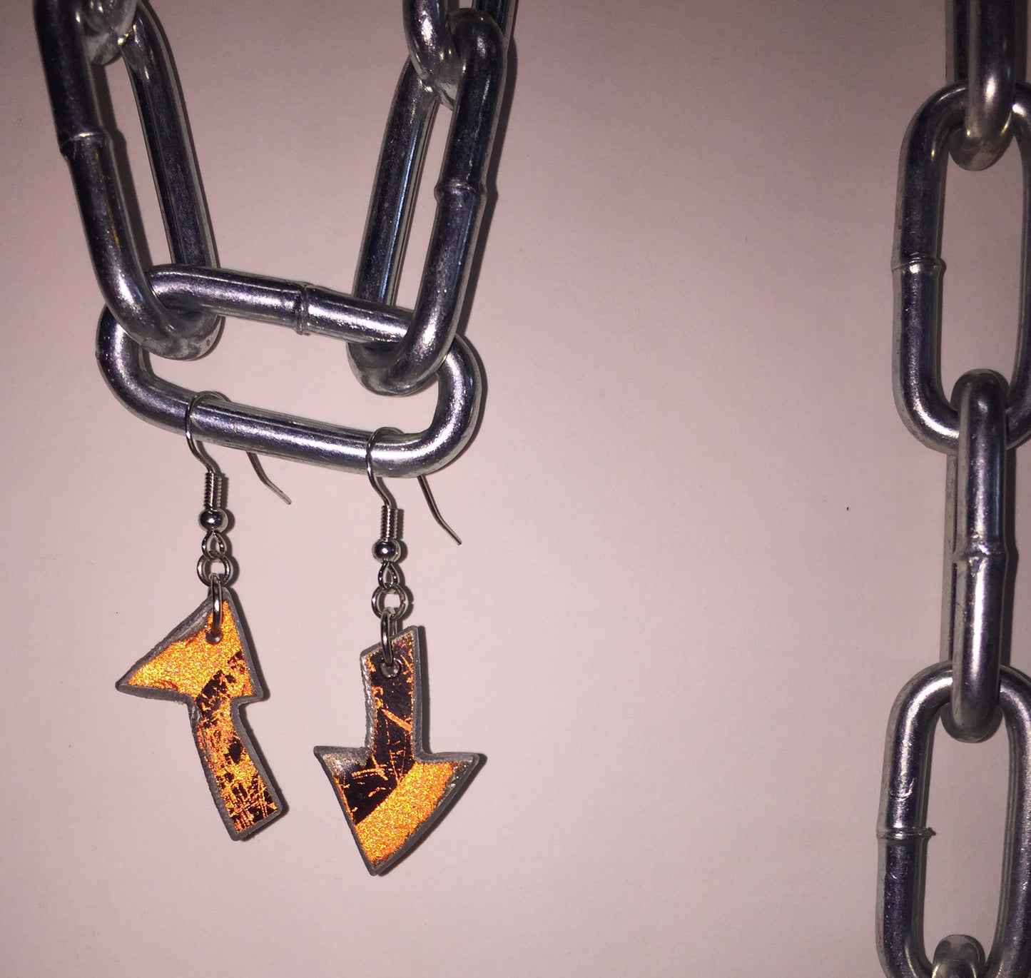 DETOUR SIGN EARRINGS